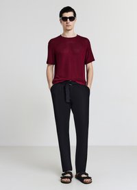 Calliope T-shirt basic - bordeaux