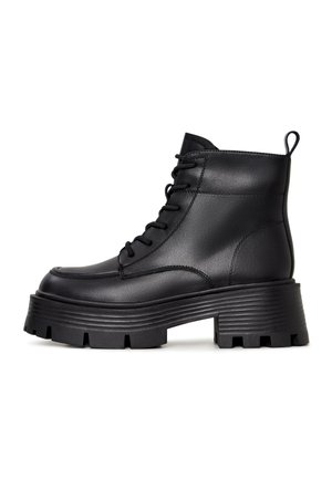 Botines con plataforma - black