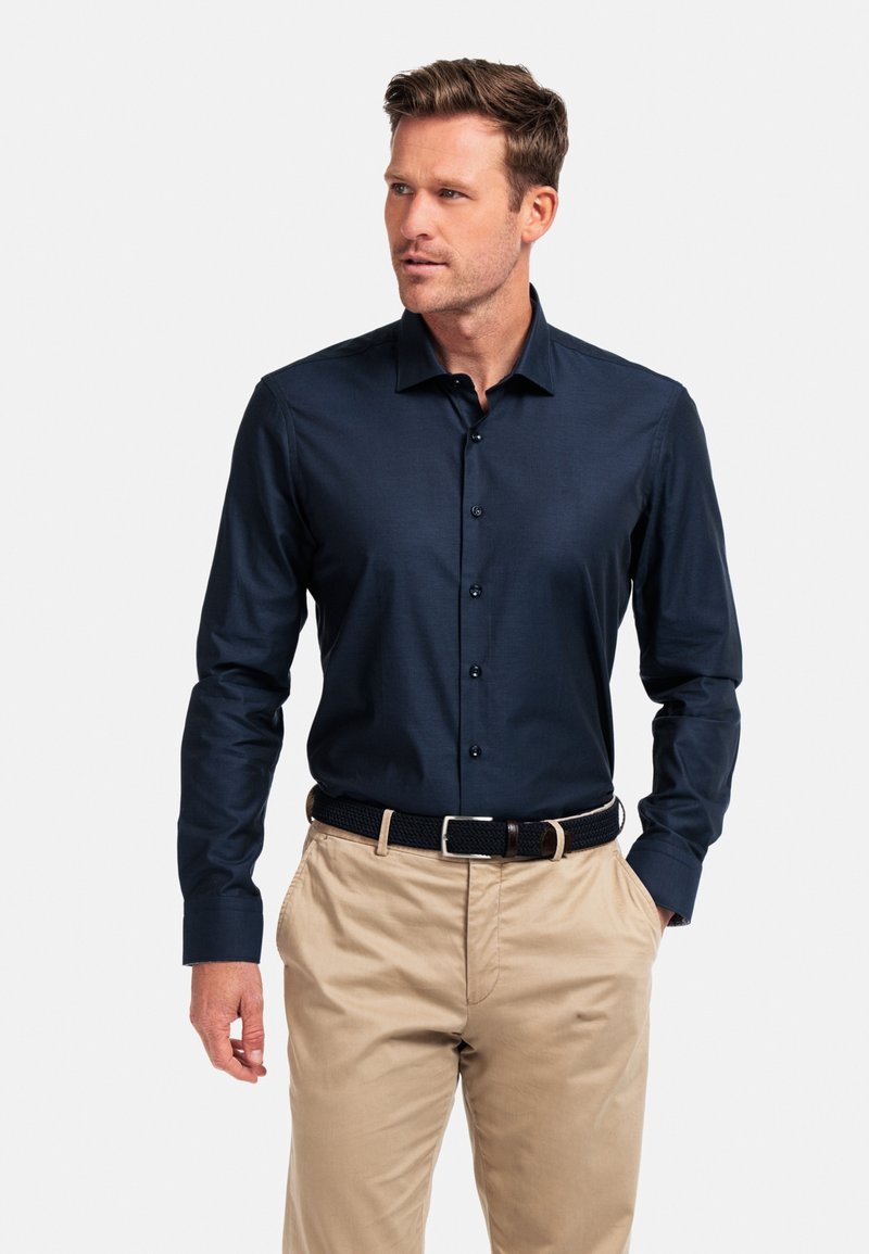GIORDANO Zakelijk overhemd - dark navy