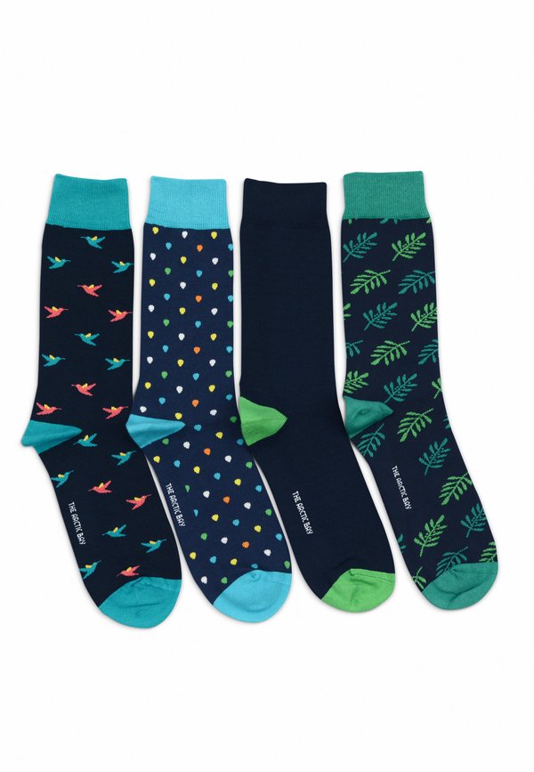 GIFT BOX DEEP BLUE EDITION 4 PACK UNISEX - Socken