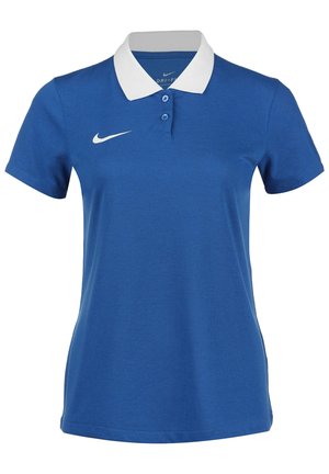 Poloshirt - royal blue / white / white