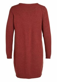 VILA VIRIL DRESS - Strikkjoler - fired brick