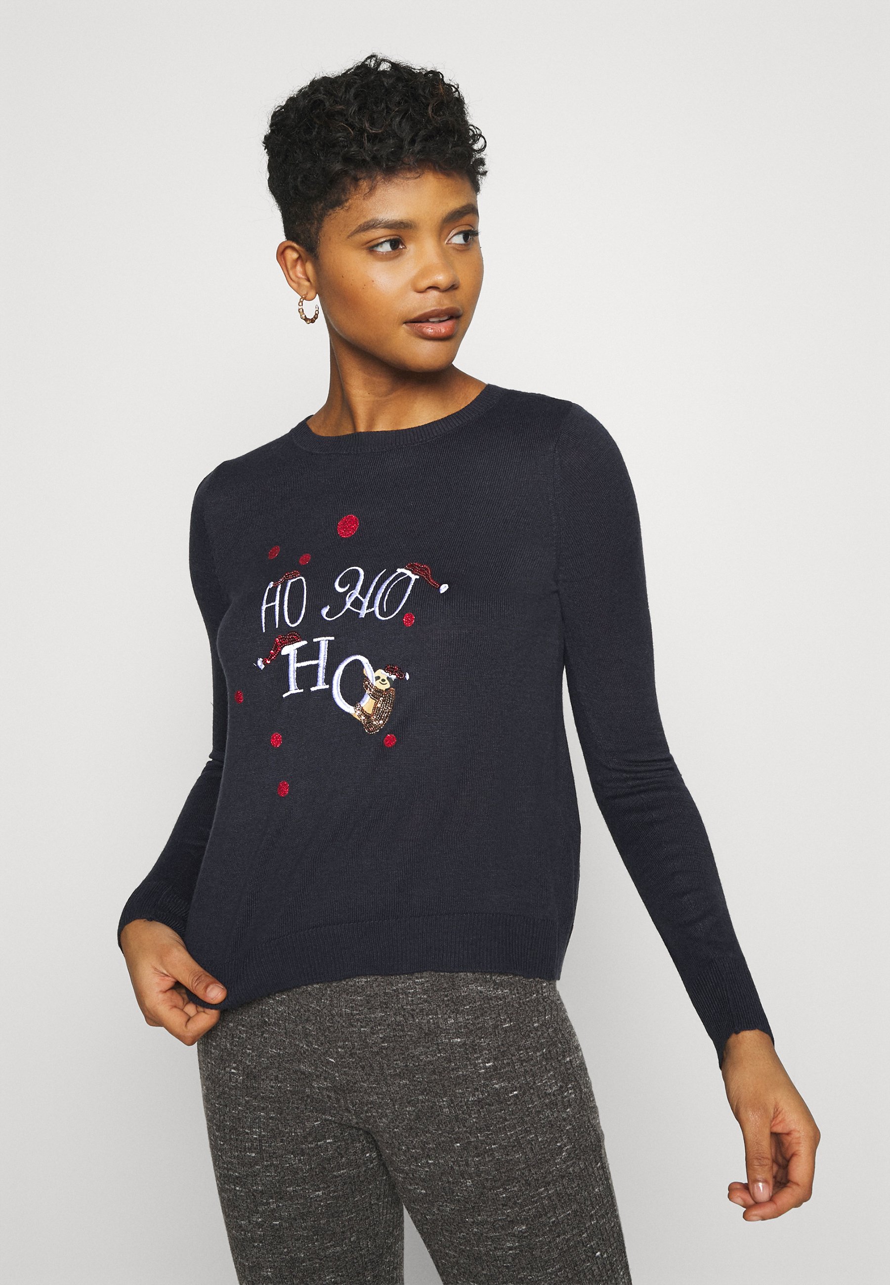 Only Xmas Jumper Night Sky, Women's, Size: XXS, Dark Blue