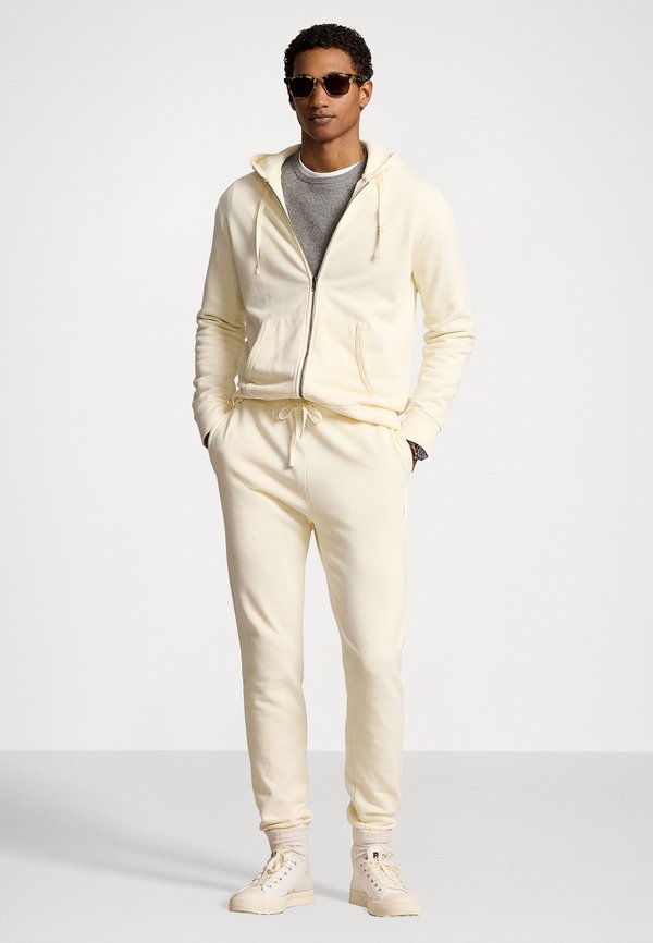 LOOPBACK FLEECE FULL ZIP HOODIE - Zip-up sweatshirt - clubhouse cream2