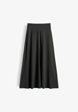 someday., A LINE MID RISE - A-lijn rok - midnight olive