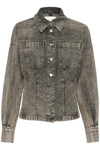 BRENDA SHIRT - Hemdbluse - grey/brown washed