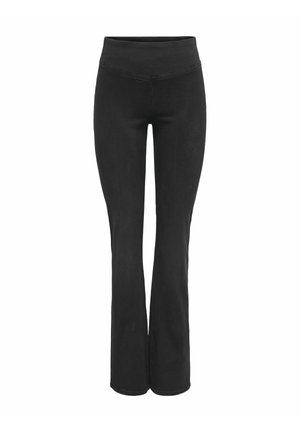 ONLY ONLROYAL MITTLERE - Jeans a zampa - washed black