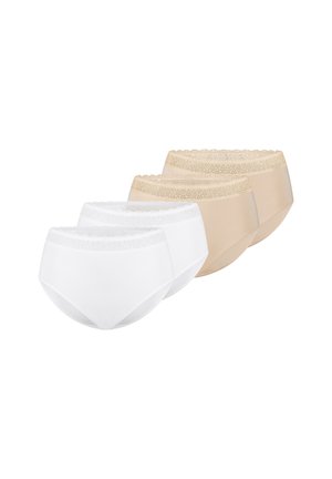 4 PACK - Slip - weiß/beige