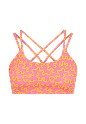 Haut de bikini - wavy pink
