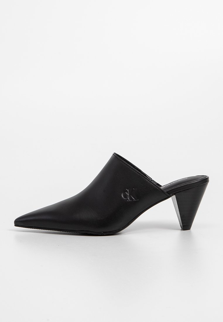 Calvin Klein Jeans Muiltjes met hak zwart Calvin Klein Jeans Muiltjes met hak zwart