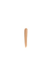 Rosa gull hårnål med et slankt, avlangt design og en glatt, polert overflate, med avrundede ender og en minimalistisk estetikk.