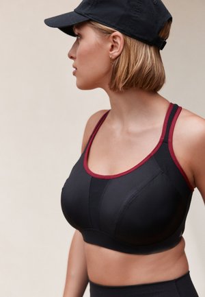 Next ULTIMATE SUPPORT CUSHIONED COMFORT HIGH IMPACT - Bustier - black
