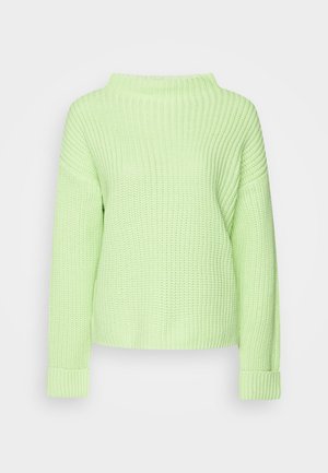 Striktrøje - light green