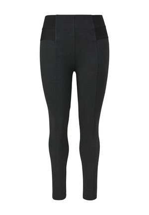 MIT ELASTISCHEN INSERTS - Leggings - dunkelgrau