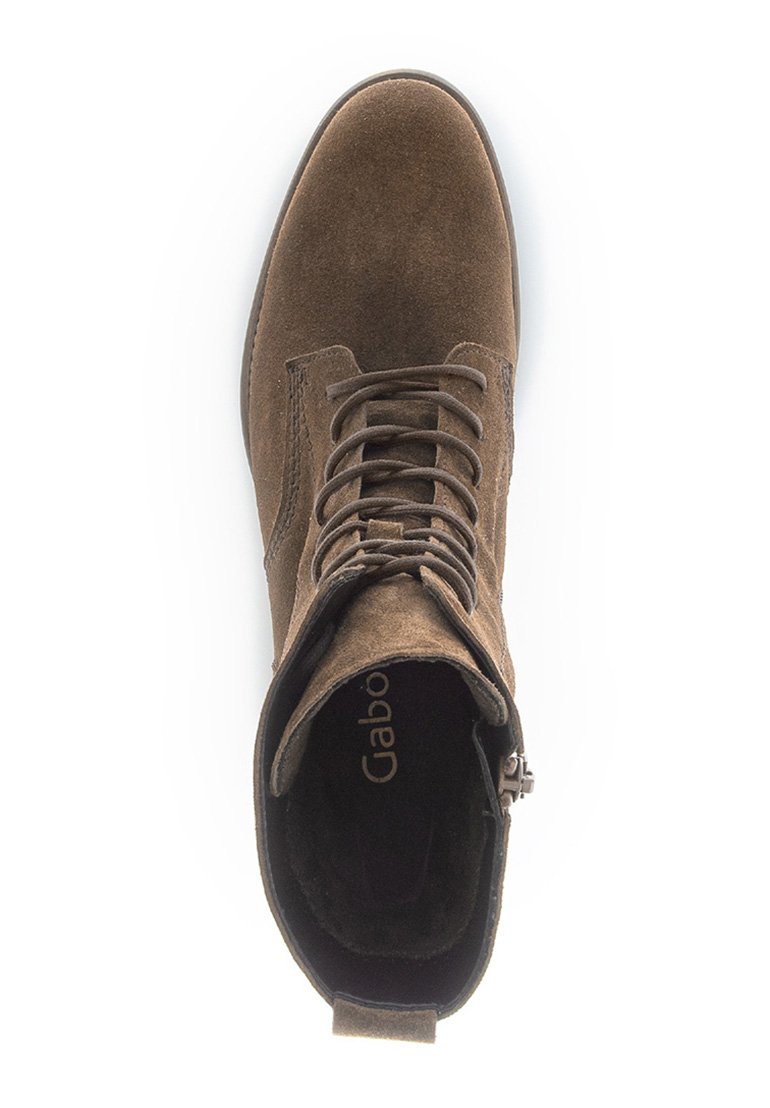 Bottines Femme GABOR En Cuir Brun - Taille 36, Talon 3.5 Cm, Style Décontracté élégant