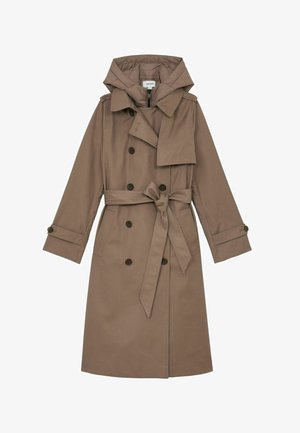 Reiss, PETITE FIT - AZURA HOODED INSERT TRENCH COAT - Trenchcoat - taupe neutral