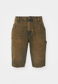 GARYVILLE - Short en jean - indigo brown tinted