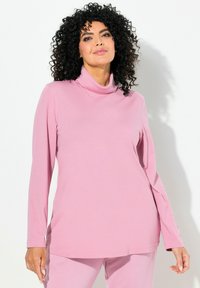 Ulla Popken ROLLKRAGEN - Maglietta a manica lunga - raspberry