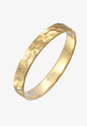 STRUCTURED BAND - Žiedas - gold coloured