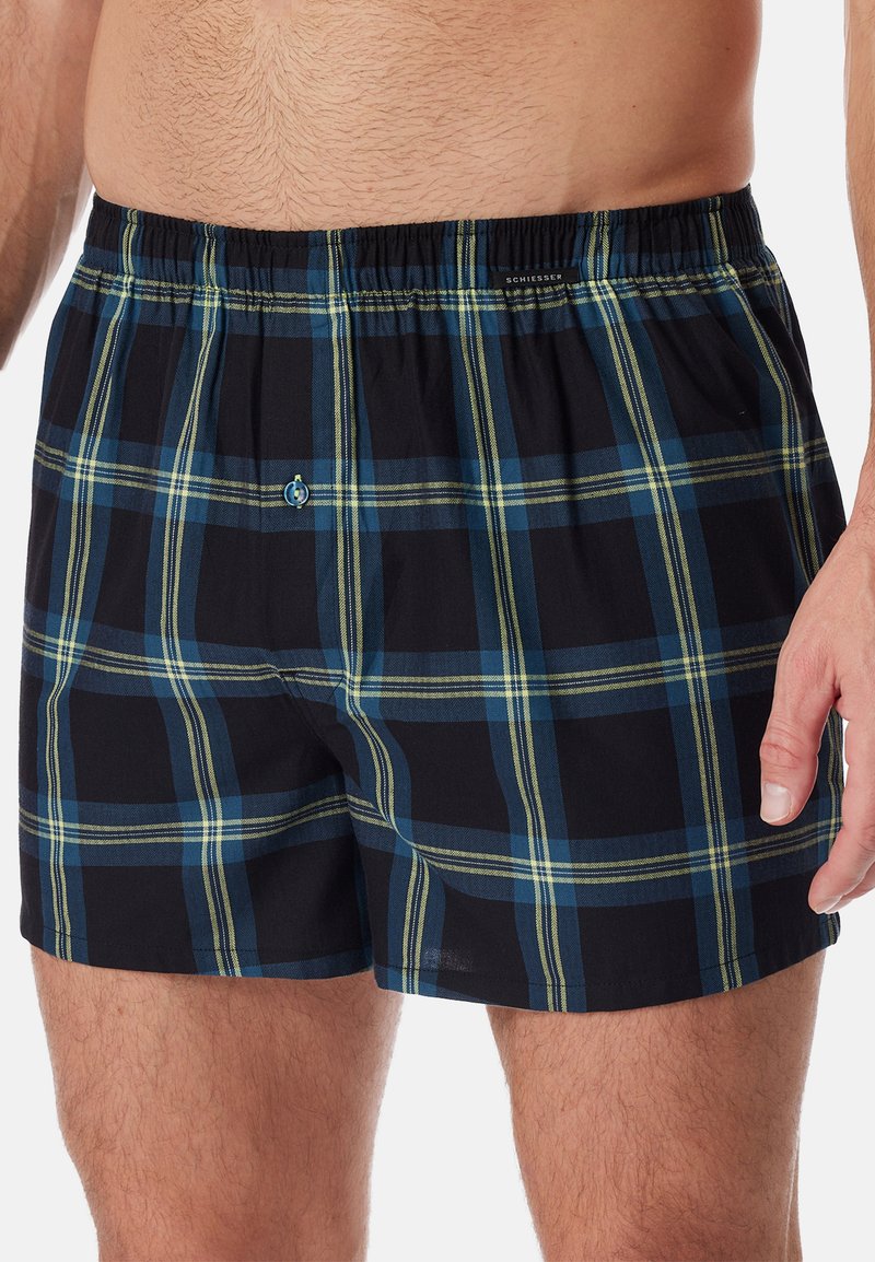 Schiesser 2 PACK - Široké boxerky - blau