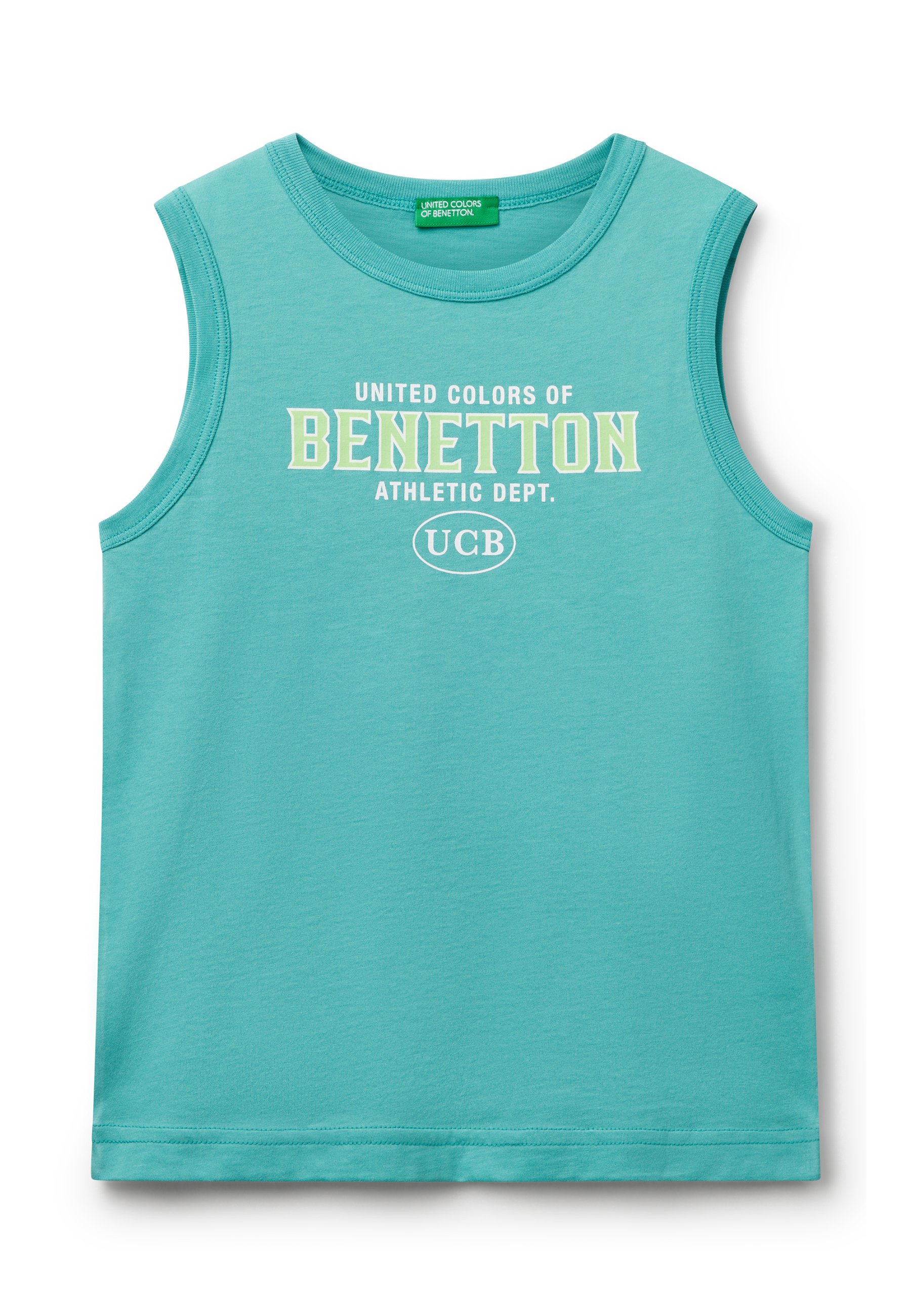 Camiseta De Manga Larga Para Niñas United Colors Of Benetton - Cuello Redondo, 3 Botones En Forma De Corazón, Composición 50% Algodón