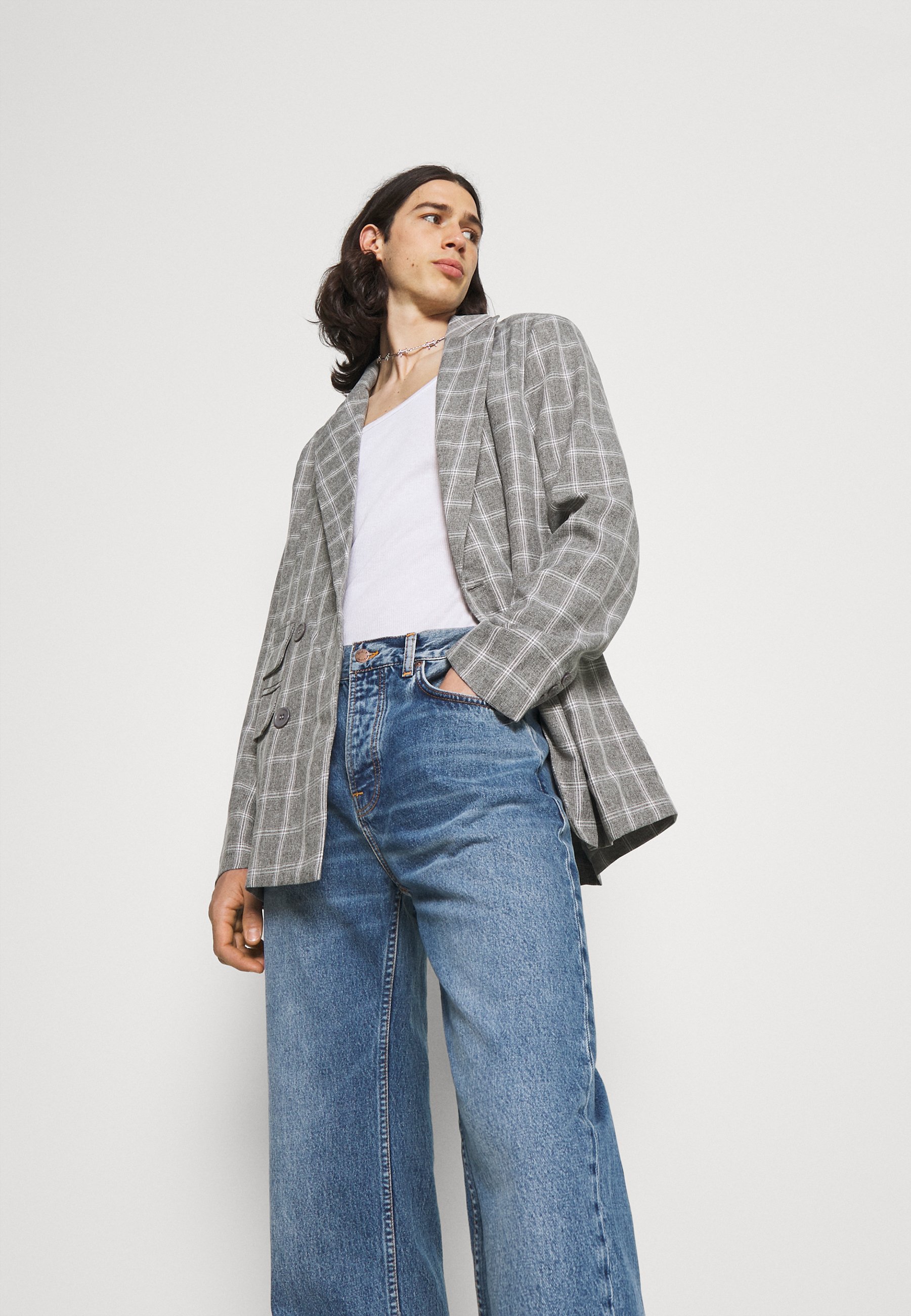 Men BREEZE DOUBLE BREASTED CHECK SUIT JACKET - Blazer jacket Men BREEZE DOUBLE BREASTED CHECK SUIT JACKET - Blazer jacket