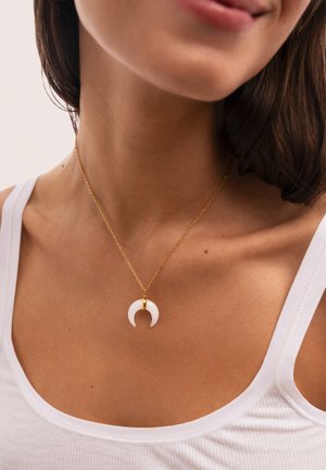 Singularu, MINI MOON WHITE - Collar - gold-coloured