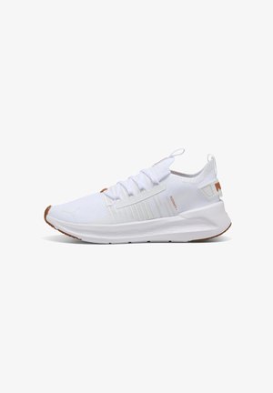 SOFTRIDE SYMMETRY FUZION - Sapatos para corrida em estrada - puma white/vapor gray/gum