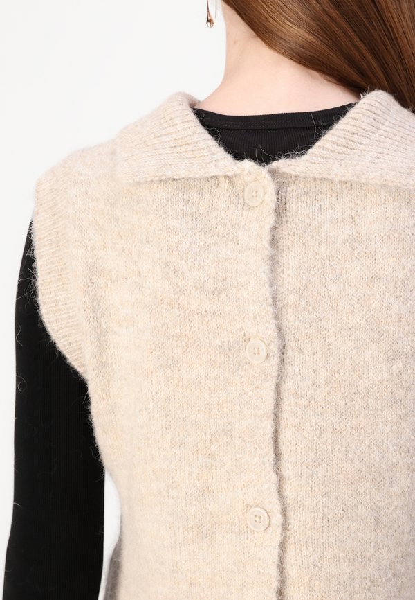 LAUREL - Waistcoat - oxford tan4