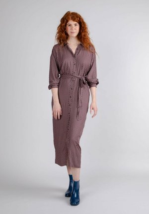 ALL OVER PENGUIN - Shirt dress - blue