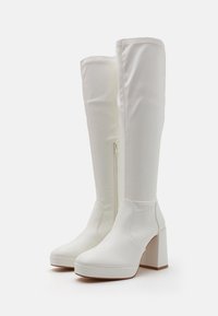 RAID CANNON - Botas de plataforma - white