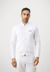 EA7 Emporio Armani TENNIS PRO TRACK WIMBLEDON - Μπουφάν προπόνησης - white