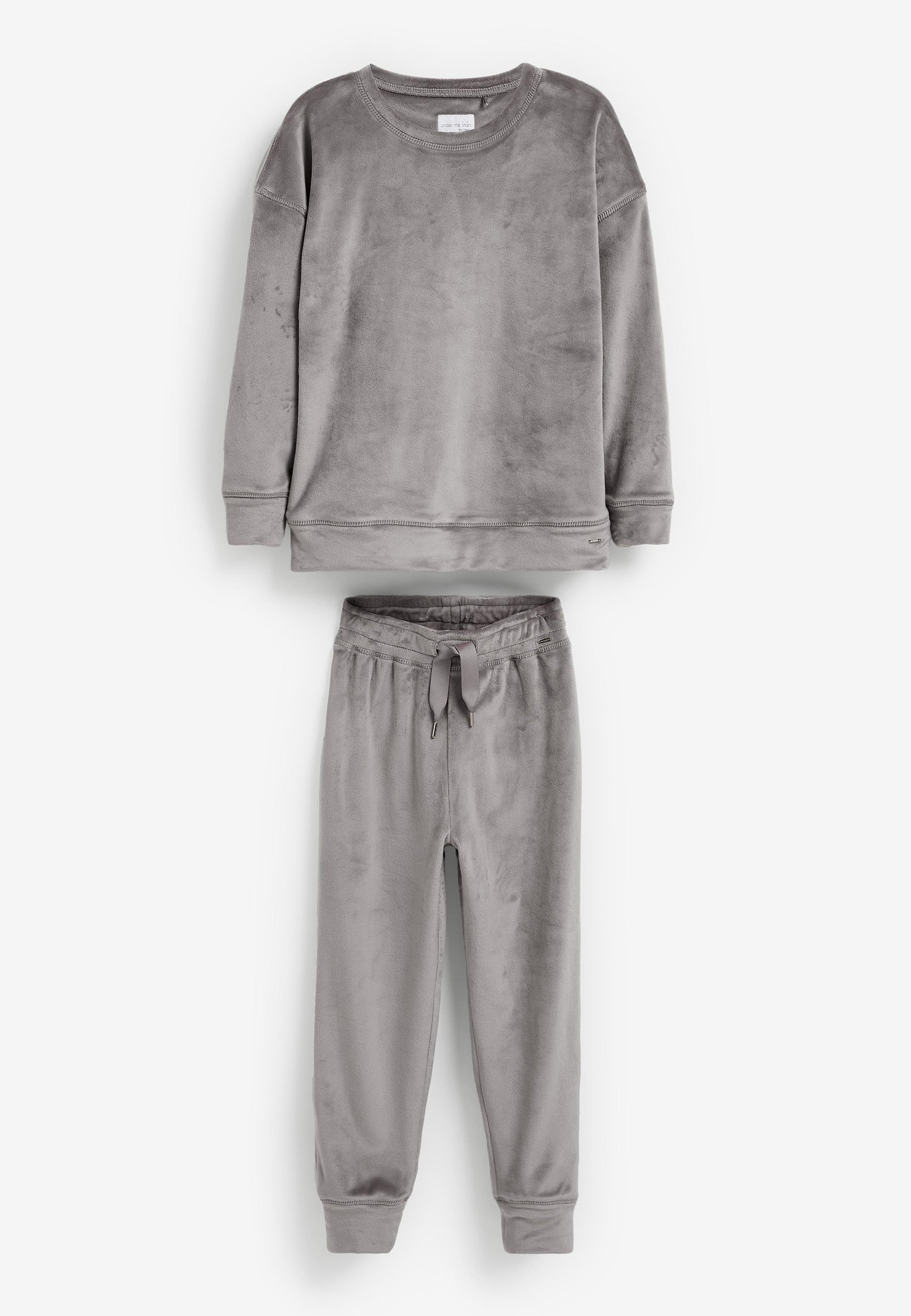 Next VELOUR SET Pyjama grey/grijs