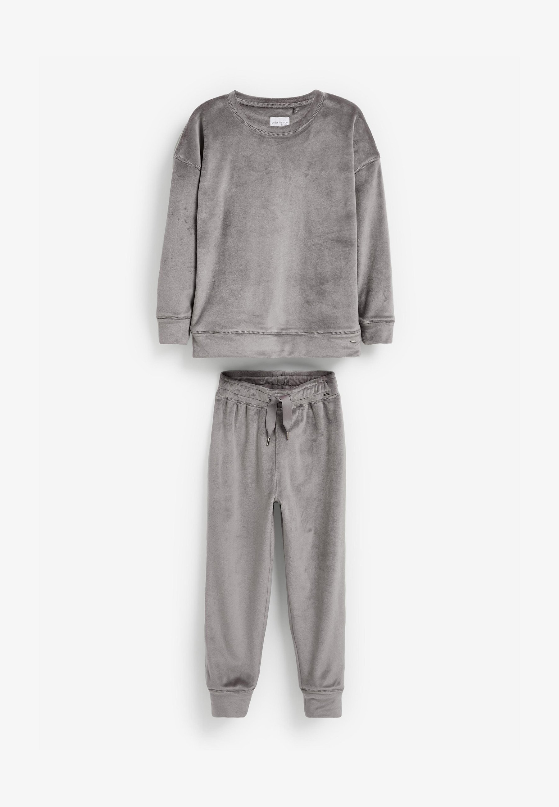 Next VELOUR SET Pyjama grey/grijs - Main Image