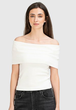 Print T-shirt - offwhite
