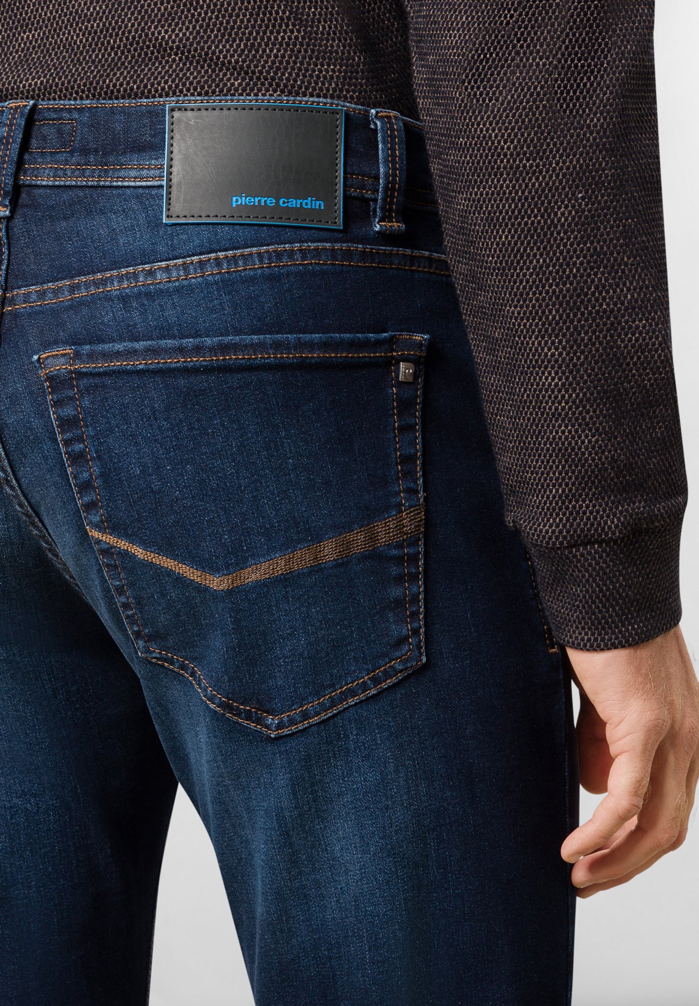 Pierre Cardin LYON TAPERED - Jeans Tapered Fit - dark blue used/used denim  - Zalando.nl