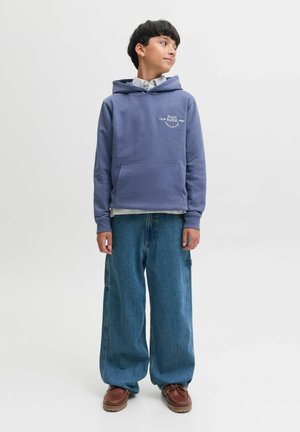 Jack & Jones Junior, HOODIE BACKPRINTET HOODIE BOYS - Hoodie - crown blue