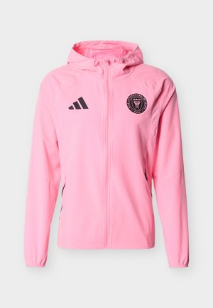 adidas Performance INTER MIAMI CF TIRO TRAVEL FULL ZIP  - Windjack - bliss pink/black