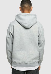 Starter LABEL RAGLAN  - Hoodie - heathergrey