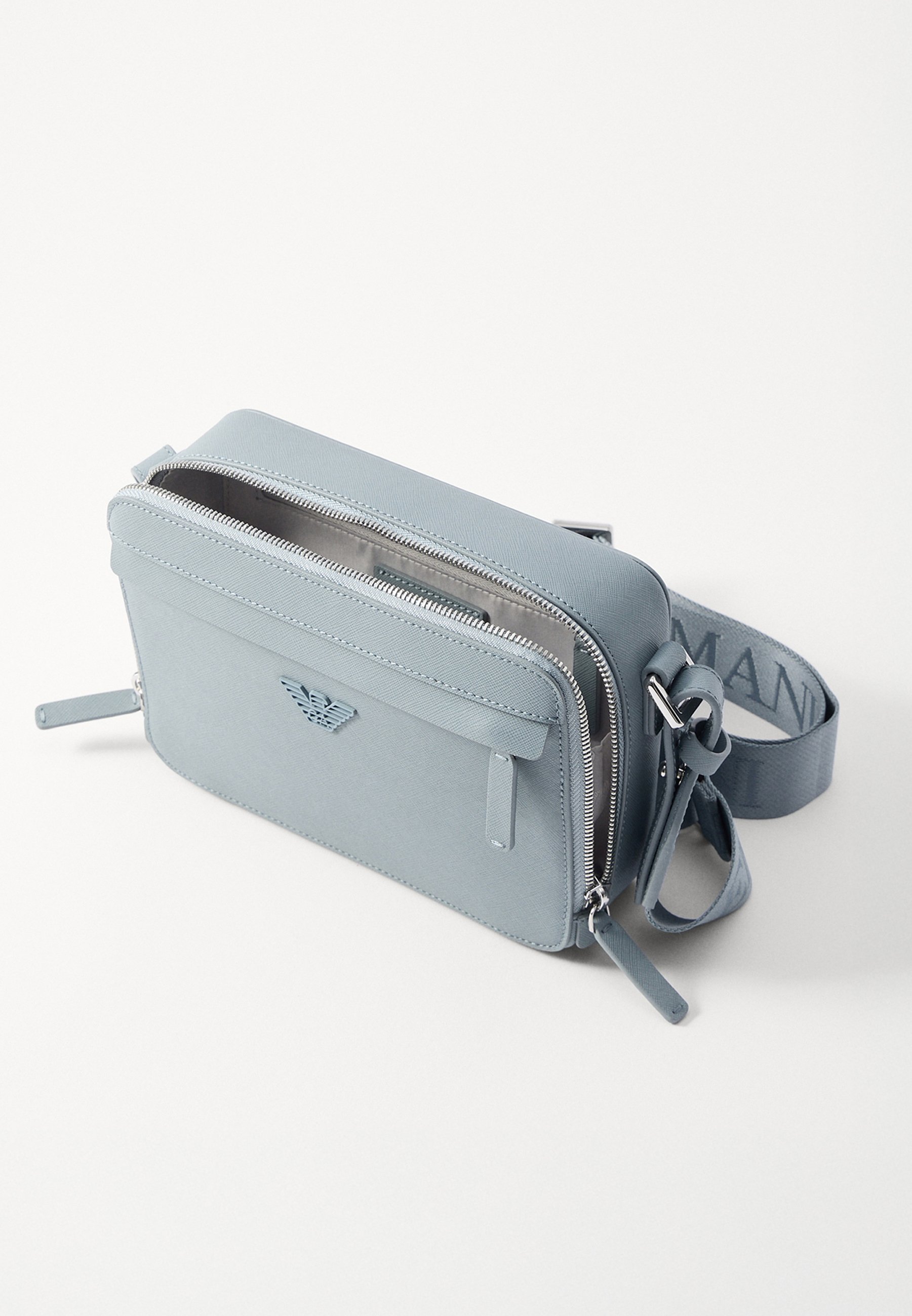 Emporio Armani MINI BAG - Schoudertas - monument/lichtgrijs