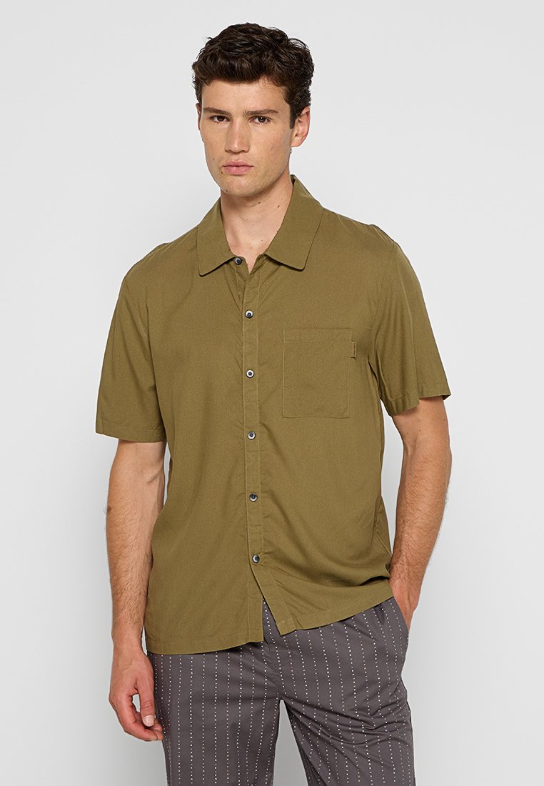 Calvin Klein Underwear Pyjamashirt kaki Calvin Klein Underwear Pyjamashirt kaki