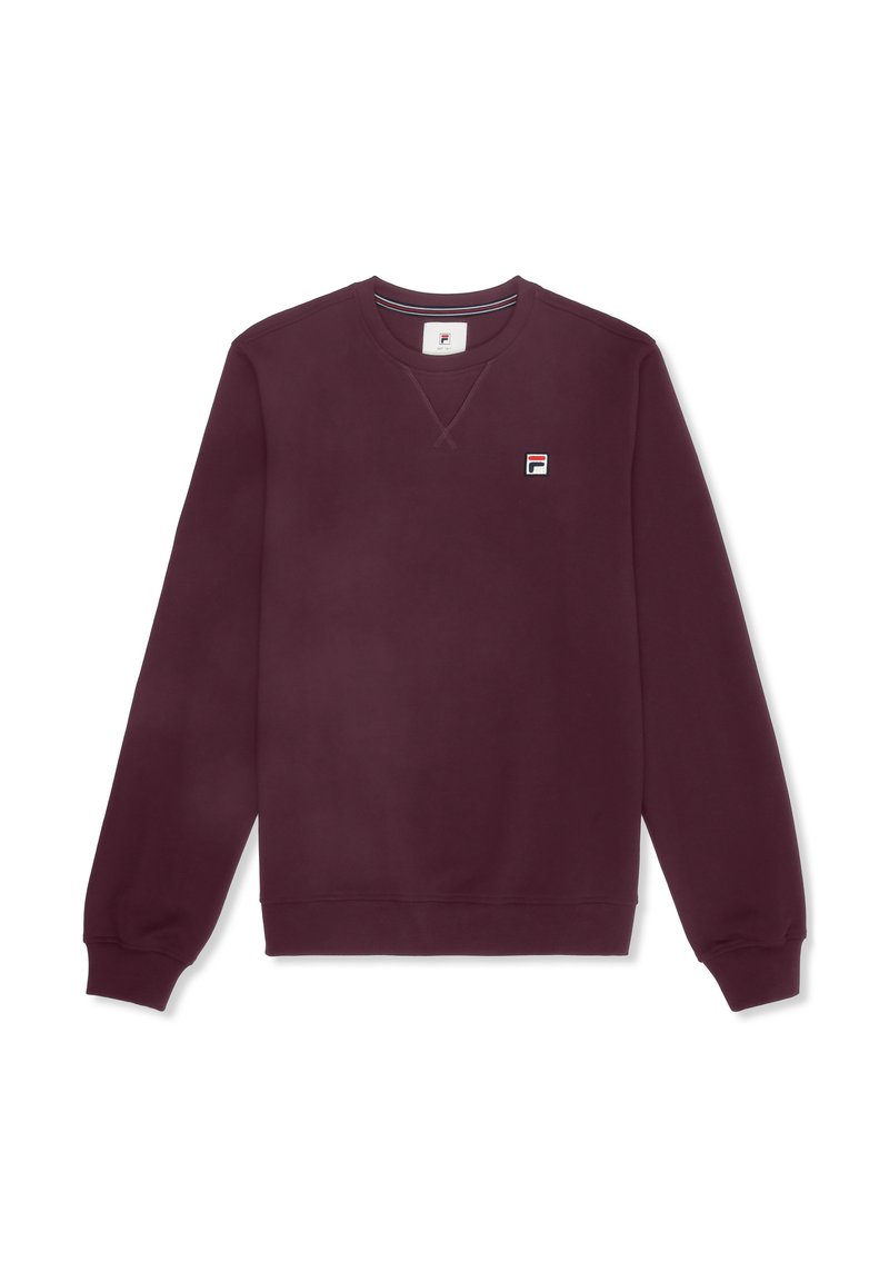 Fila APPAREL BIELLA REGULAR CREWNECK - Sweater - fig/rood - Zalando.nl