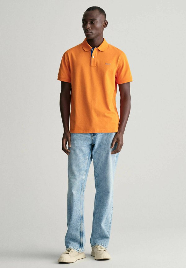 REGULAR FIT - Polo shirt - orange2