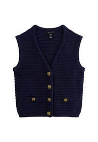 NAVY STITCH DETAIL  - Väst - navy
