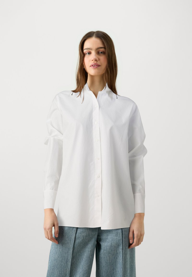 KARL LAGERFELD SIGNATURE COLLAR - Blusa - white