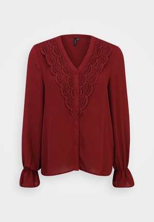 Bluse - dark red