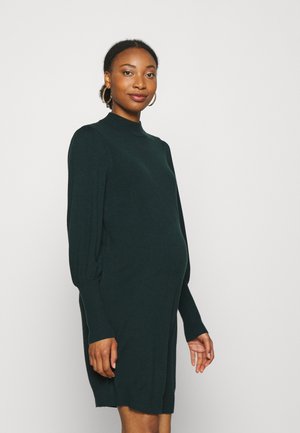 VMMHAPPYBLOCK PUFF HIGHNECK DRESS - Abito in maglia - ponderosa pine