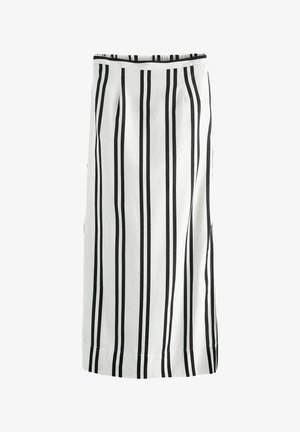 Next COLUMN - REGULAR FIT - Maxiszoknya - black white