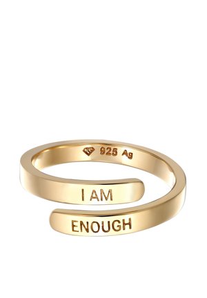 ADJUSTABLE I AM ENOUGH - Bague - gold-coloured