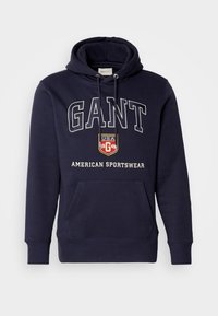 GRAPHIC HOODIE - Sweatshirt - evening blue